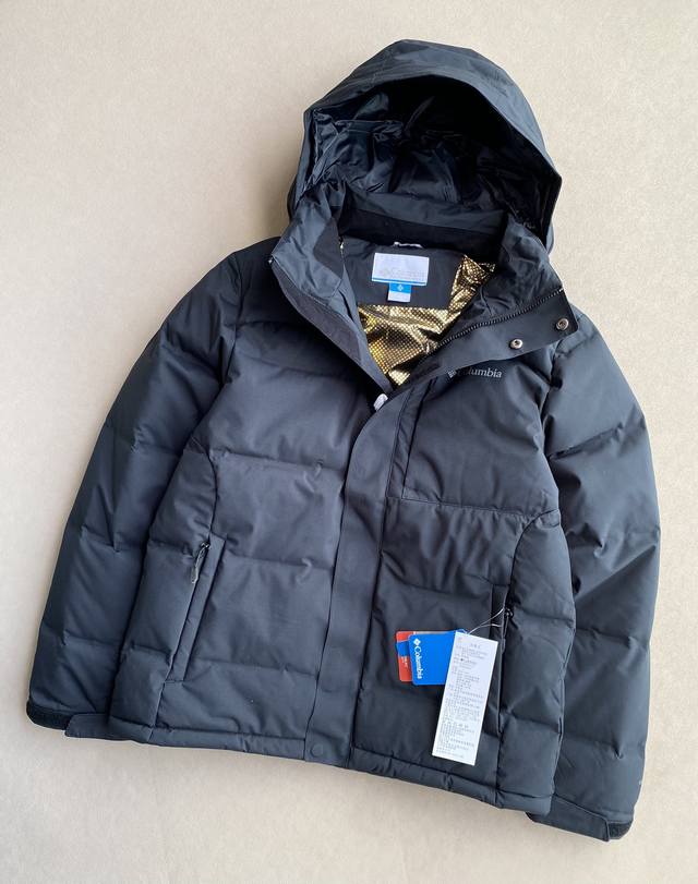 上新 蒋奇明同款 哥伦比亚户外男金点拒水白鸭绒800蓬羽绒服Xe2522 Columbia 科技锁温 拒水干爽 无惧户外泼溅，舒享轻松户外 商品信息 科技:奥米