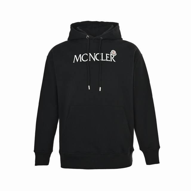 Moncler 蒙口 经典字母Logo刺绣连帽卫衣 区分市面通货，男女同款全新美学灵感趣味设计,渠道性质精品。让整体造型设计更加优雅时尚，今夏最火系列，无数明星