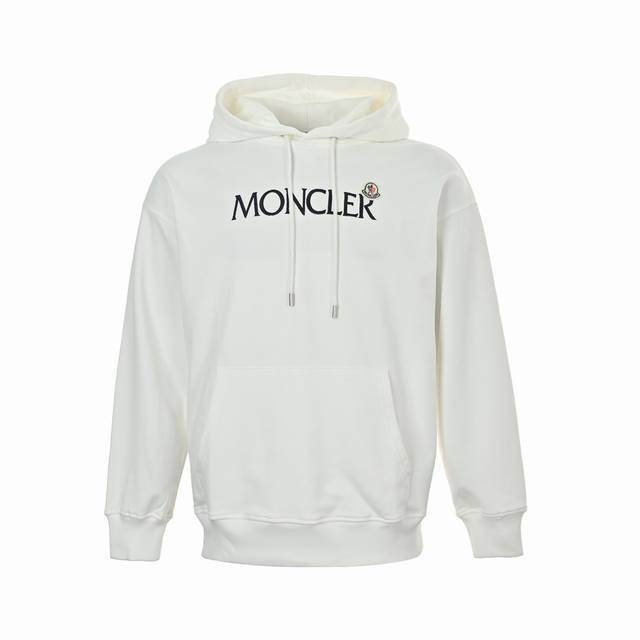 Moncler 蒙口 经典字母Logo刺绣连帽卫衣 区分市面通货，男女同款全新美学灵感趣味设计,渠道性质精品。让整体造型设计更加优雅时尚，今夏最火系列，无数明星