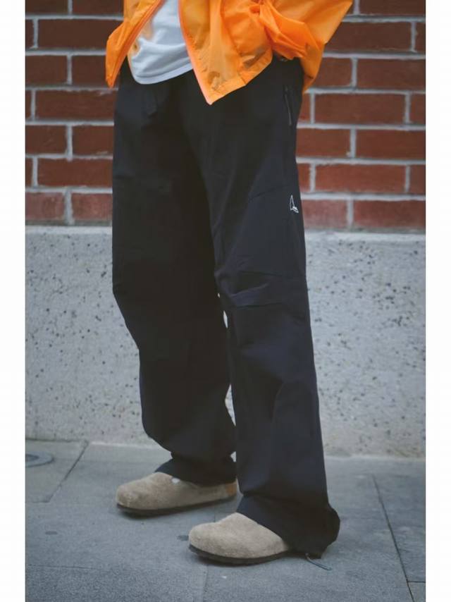 Roa Hiking Vibe风户外山系机能轻量化宽松直筒登山休闲长裤 咨讯图