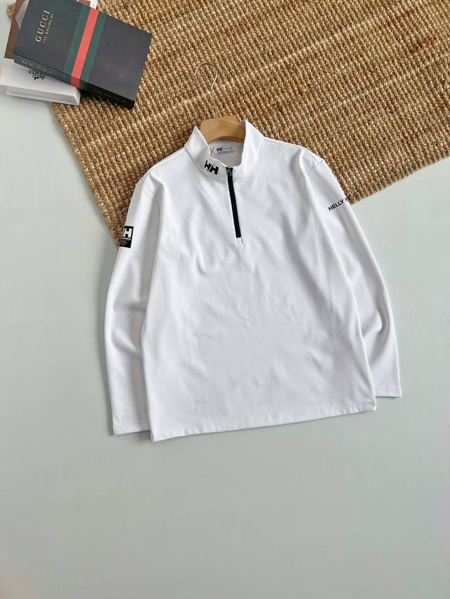 顶级版本 专柜同步 Helly Hansen, H H海丽汉森Hh25秋冬经典款保暖内里薄抓绒轻柔舒适半拉链套头衫 秋冬航海系列长袖 柜子款号：He5Wchl2