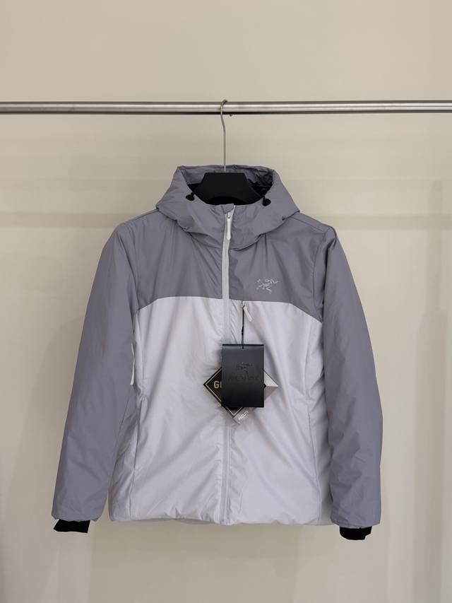 始祖鸟立体硅胶标拼色轻量化棉服 阿童木轻量化棉服 拼色新颖设计 情侣款可搭 S-2X