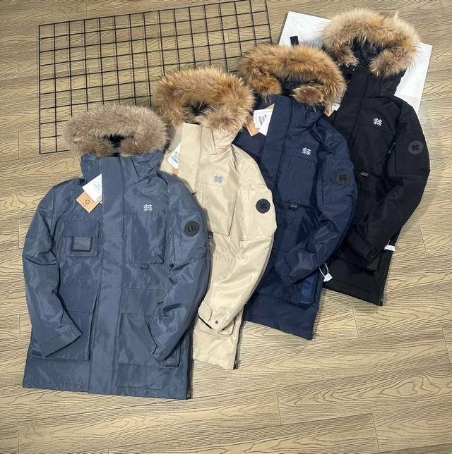 陈坤同款Kolon Sport 可隆户外戈尔防泼水超大貉子毛领男款羽绒服Antarctica Lite 承载可隆50年户外探索基因，Antarctica系列经典