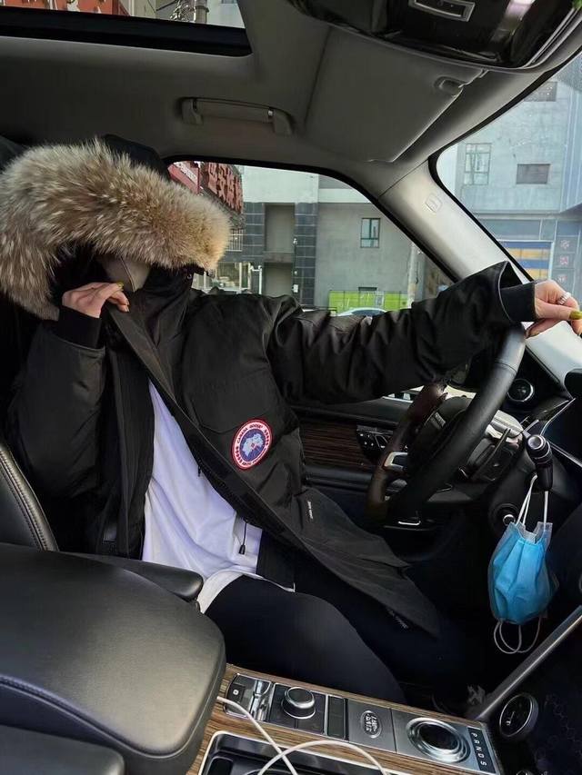 7999 Canada鹅 08款 Expedition 派克大衣 4660M 配色：黑色，米白色，粉 没有Xl Xxl ，，藏青色，石墨灰红标，石墨灰黑标！6色