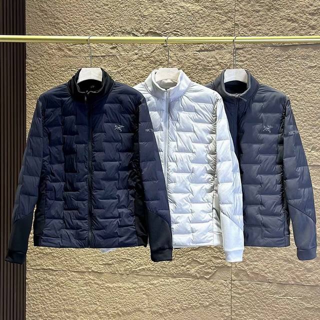 供 始祖鸟男士轻量棉服夹克 冬季轻巧立领保暖棉服外套 保温的同时 确保轻量化 采用高品质进口面料 防泼水 有效防湿 质感优异 即可外穿 又可以作为中间层搭配硬壳