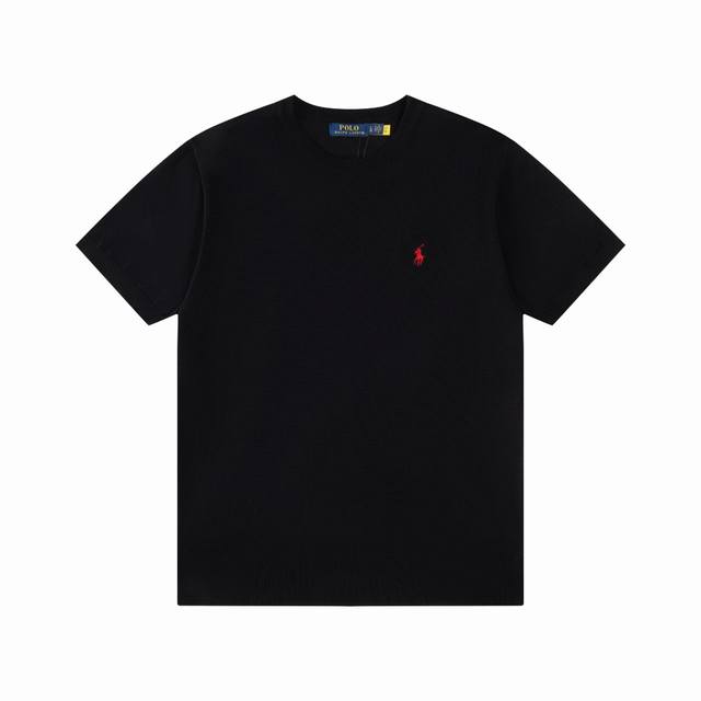 R76 Ralph Lauren拉夫劳伦针织小马刺绣圆领毛衣 短袖T恤 官网同步 男女同款 尺码：S-Xl 颜色： 白色 蓝色 卡其色 军绿 深灰色 灰色 藏青