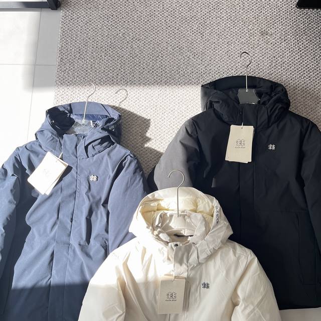 细节图 Kolon Sport可隆羽绒服男户外防泼水轻量鹅绒服防风透湿羽绒服 原版1.1订单，区别市面上普通版本 Kolon可隆连帽 Sport羽绒服帽可拆卸！