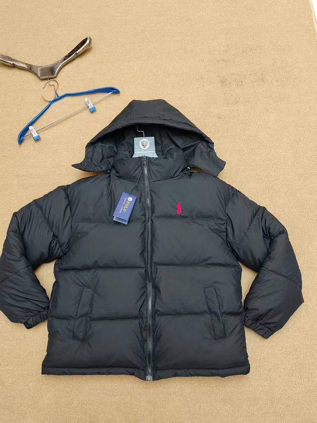 供 2025年冬季L0刺绣红标脱卸帽防水加厚防寒棉衣时尚潮流靓仔B1297痞帅，M一2Xl少