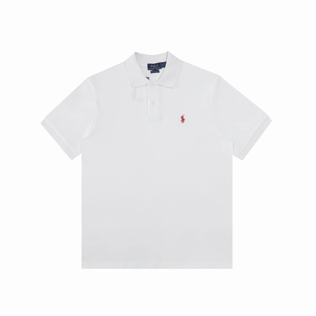 R30 Ralph Lauren拉夫劳伦经典基础小马刺绣Logopolo衫 T恤短袖 尺码：S-Xxl 颜色：黑色白标 藏青 灰色 白色红标 黑色红标 西瓜红