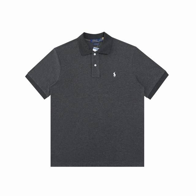 R30 Ralph Lauren拉夫劳伦经典基础小马刺绣Logopolo衫 T恤短袖 尺码：S-Xxl 颜色：黑色白标 藏青 灰色 白色红标 黑色红标 西瓜红