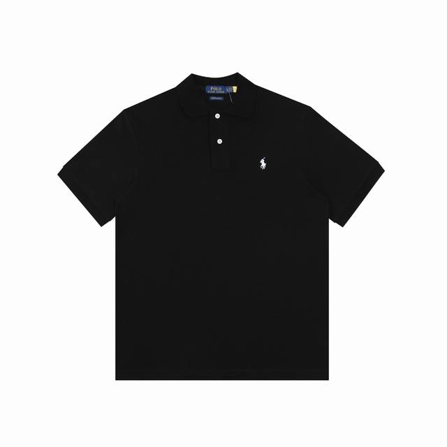 R30 Ralph Lauren拉夫劳伦经典基础小马刺绣Logopolo衫 T恤短袖 尺码：S-Xxl 颜色：黑色白标 藏青 灰色 白色红标 黑色红标 西瓜红