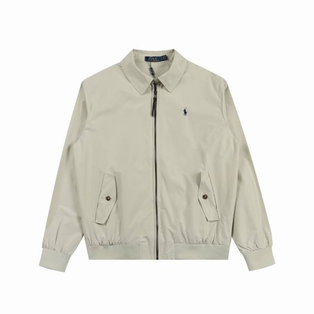 R22 Ralph Lauren拉夫劳伦Polo官网明星同款男装老钱风老干部立领工装哈灵顿防水夹克外套 货号：Rl18552 各大网红明星上身 原版复刻 顶级版