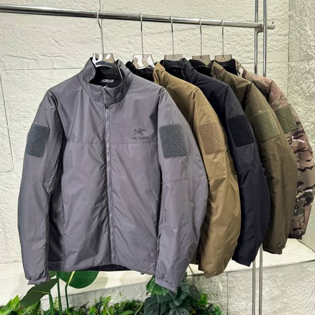 顶级军鸟立领棉服 Arcteryx 始祖鸟男女款军鸟 Leaf Cold Gen 2 防风保暖立领棉服 冬季情侣款军版向导级防风软壳立领厚棉服这款外层用了N40