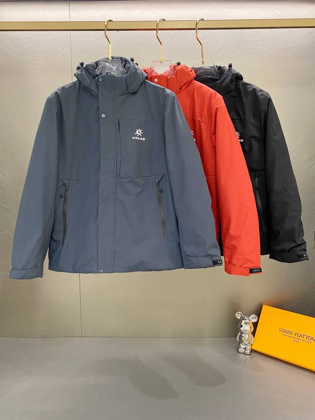 8055# 羽绒棉 2025专柜最新款！北面男款户外加厚连帽保暖夹克棉服！ 无敌好穿的一款具有性价比很高的棉服！ 非常推荐入手！ Arcteryx Atom 连