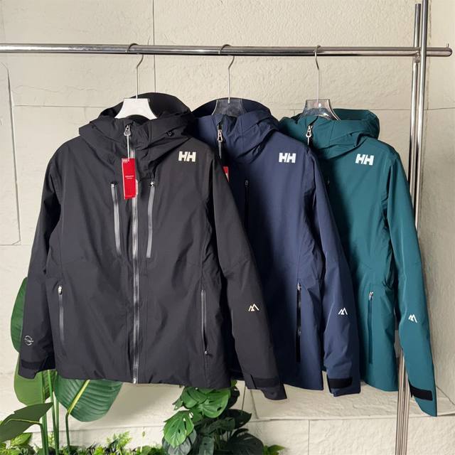 Helly Hansen Hh海丽汉森男女户外登山防寒防风冲锋衣羽绒服 情侣款反光防水冲锋衣滑雪服激光切割 无缝压胶工艺 男女都能很好的驾驭，新疆西藏大东北寒冷