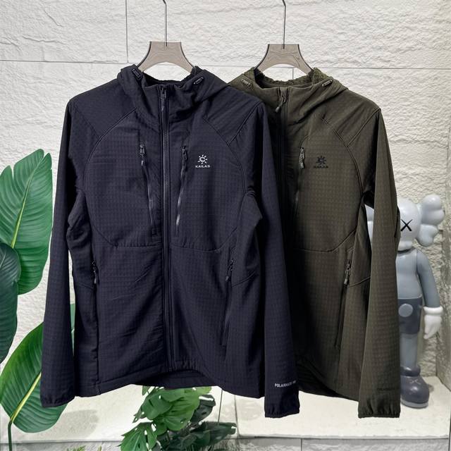 Kailas 凯乐石男女抓绒外套情侣款户外运动登山攀岩攀冰内胆保暖衣 面料Polarmate表面耐磨和防泼水，不易起球，不易变形，内里柔软蓬松格绒轻量保暖，穿着