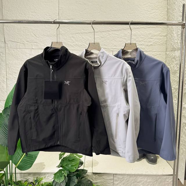 Arc'teryx 始祖鸟Gamma Mx立领抓绒外套男女防风冲锋衣 男款软壳外套女士立领户外运动服 透气保暖薄外套100％放心出门 随意进出任何潮流场合户外全