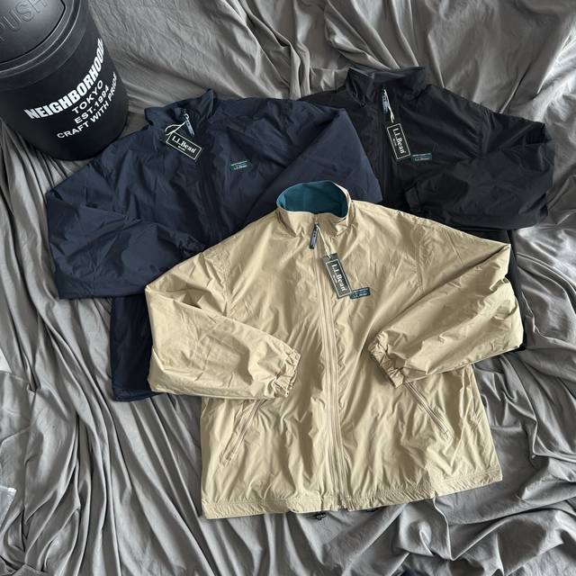 日系潮流户外L.L.Bean立领摇粒绒保暖夹克。 尺码