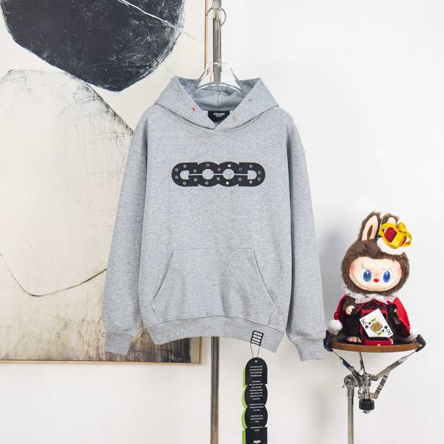 Zp版本［独家供应］ Goodbrand宝石彩钻长袖连帽卫衣 重工制作 扫码秒进官网 全部定制原版一致 超多细节所见即所得 认准独家背景 正儿八经500克纯棉大