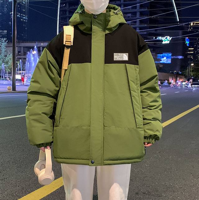 上新 Tnf 北面刺绣棉衣外套 男女情侣百搭户外休闲棉服棉衣加厚情侣外套 很显白百搭 上身不显臃肿 进口机精密刺绣Loog 细节工艺到位 喜欢的别错过 多色可选