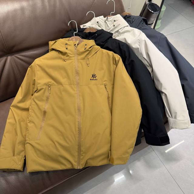 新款加厚棉服 凯乐石 黑色 黄棕 暮灰 米白 尺码M到3X 鸟家版型 新款功能性棉衣，专柜品质 防风防水，版型超级正 上身效果极佳 挺阔有质感 户外功能黑科技3