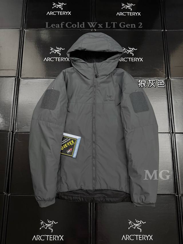 Arcteryx 始祖鸟男女款军鸟棉服 Leaf Cold Gen 2 防风保暖连帽棉服 冬季 情侣款军版向导级防风软壳厚棉服1面料 做工，棉服！低调奢华，保暖