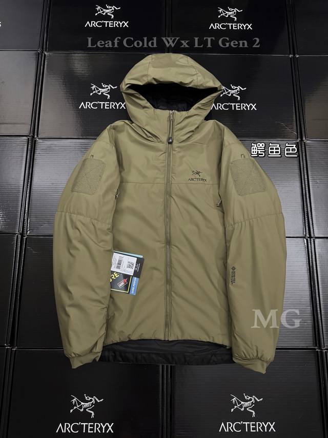 Arcteryx 始祖鸟男女款军鸟棉服 Leaf Cold Gen 2 防风保暖连帽棉服 冬季 情侣款军版向导级防风软壳厚棉服1面料 做工，棉服！低调奢华，保暖