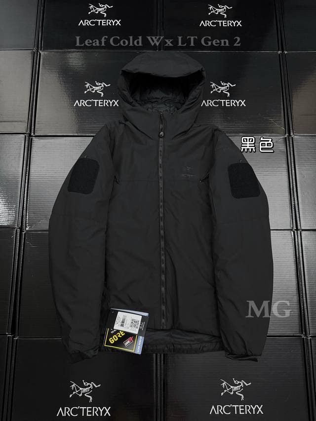 Arcteryx 始祖鸟男女款军鸟棉服 Leaf Cold Gen 2 防风保暖连帽棉服 冬季 情侣款军版向导级防风软壳厚棉服1面料 做工，棉服！低调奢华，保暖