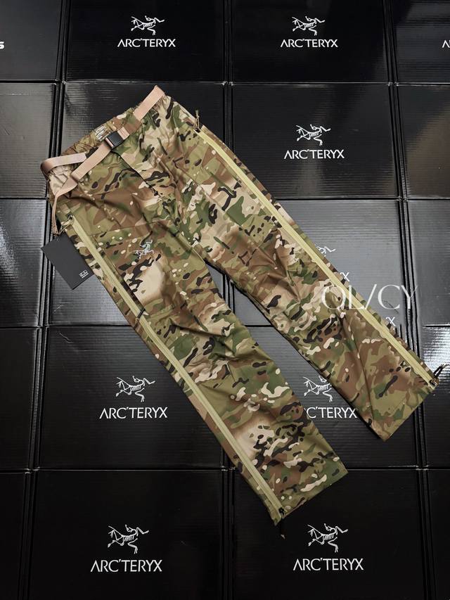 Arcteryx军鸟冲锋裤 军板战术冲锋裤硬壳户外裤 始祖鸟 Alpha Alpha系列 Leaf Algpa Pant Lt 直筒宽松舒适冲锋裤 男女同款 顶