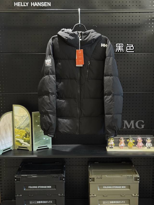 Helly Hansen Crew系列 保暖连帽时尚鹅绒羽绒服 官网同步在售。户外休闲都可驾驭！客供超轻羽绒专用科技防风防水面料，全套细节辅料，平民价，内里90