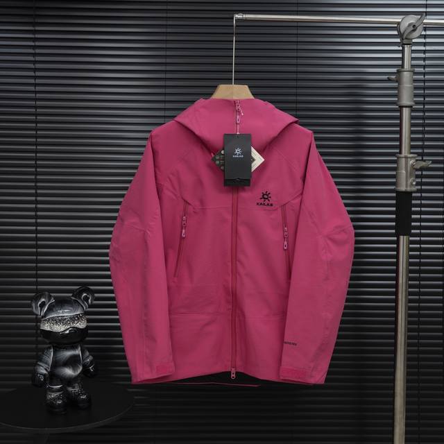 顶级版本 区别通货 款式：凯乐石Kailas Mont-X 系列 运动户外全天候硬壳专业防水防风透气登山冲锋衣外套 颜色：图片色 尺码：S-Xxl 面料：Gor