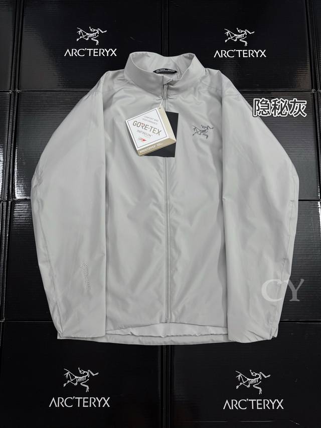 顶级刺绣版本 始祖鸟Arcteryx Solano Hoody 索拉诺系列Logo标识长袖立领夹克外套 顶级全衣刺绣版本，市场最高货。 全衣全部刺绣，定制Log