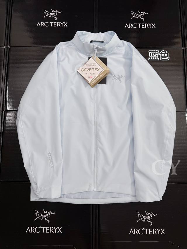 顶级刺绣版本 始祖鸟Arcteryx Solano Hoody 索拉诺系列Logo标识长袖立领夹克外套 顶级全衣刺绣版本，市场最高货。 全衣全部刺绣，定制Log