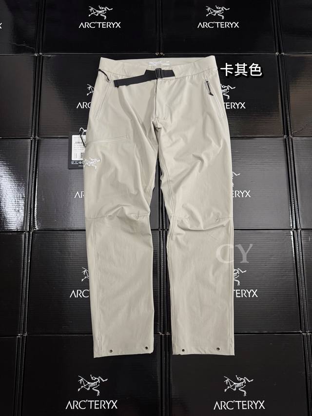 Arcteryx始祖鸟 Gamma Quick Dry Pant纯色直筒休闲裤 男款品牌：始祖鸟 Arcteryx 类型：轻量防水户外机能长裤 材质：轻量化户外