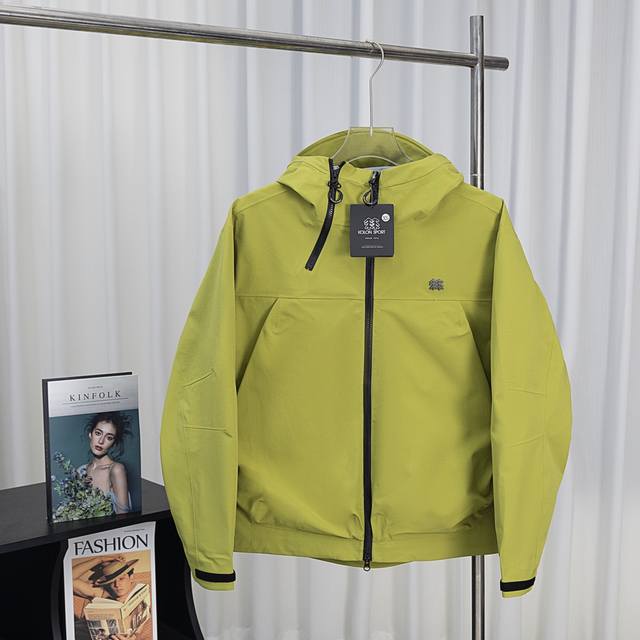 可隆二代 可隆Kolon Sport Obli-K 防水防风透湿耐磨硬壳冲锋衣男女同款 刘诗诗周雨彤同款 可隆｜ 系列 抗撕中性廓形多口袋2.5L露营Obli-