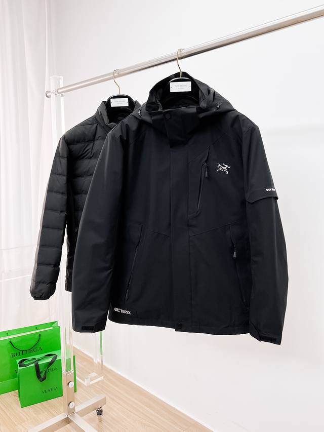 供 控 最高版本 鸟 三合一功能性户外性能 防风，防雨，90绒，鸟Teryx 鸟硬壳顶级 热封版本冲锋衣 自购Z打版 所有数据 辅料 全套辅料定制 整衣 腋下Y