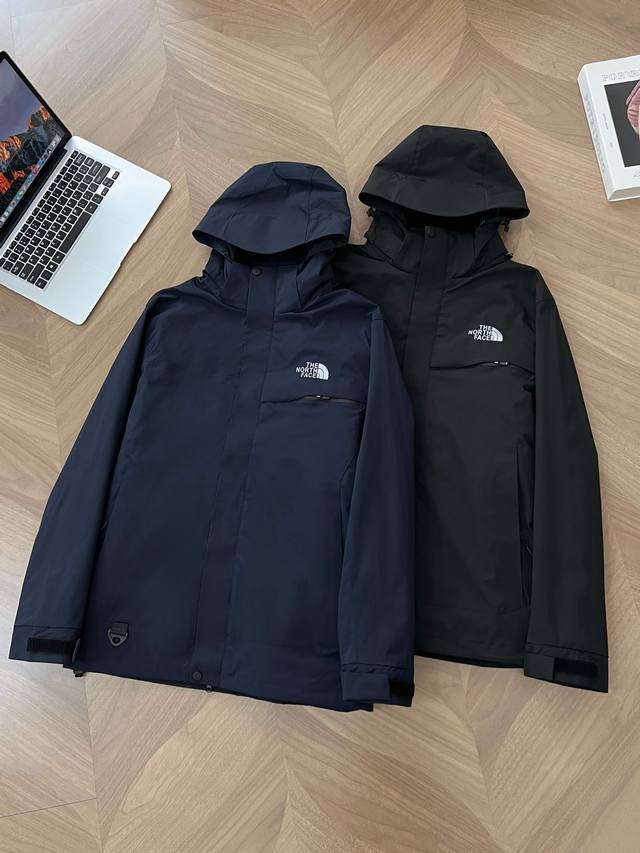 7710# 三合一 北面 The Norh Face 专柜品质经典款可拆卸冲锋衣外套 - 纯原单！品质好到爆！不挑年龄段，上身太好看！防水防风透气效果好，可拆卸