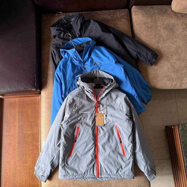 供 控 Mammut猛犸象 Winterfield 加绒软壳 日本线户外防风防水多功能耐穿连帽软壳夹克 Af亚洲版 男女同款！！ 防风 透气 耐磨 轻量 防泼水