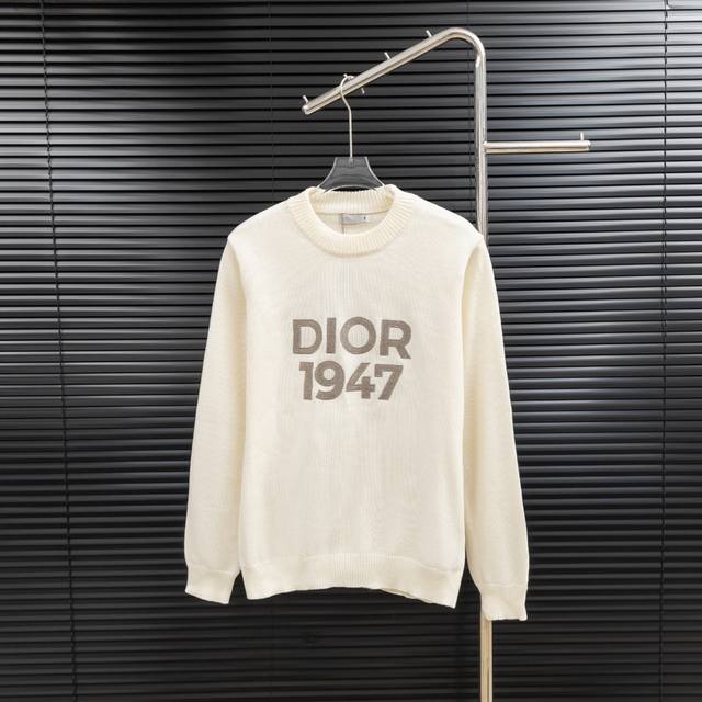 款式：迪奥Dior1947数字针织长款毛衣 尺码：S-Xxl 面料：羊毛混纺 辅料：全套定制原版辅料 无性别区分 男女同款