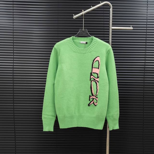 款式：迪奥Dior拼色针织长袖毛衣 尺码：S-Xxl 面料：羊毛混纺 辅料：全套定制原版辅料 无性别区分 男女同款