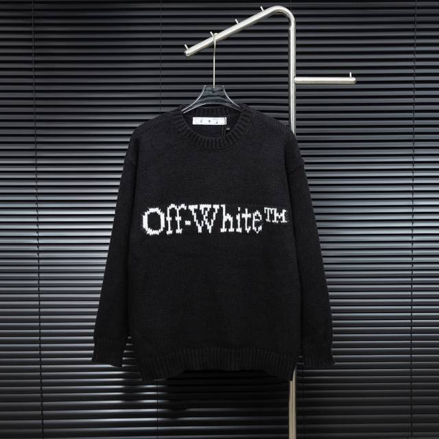 款式：Off White 白色空间针织长袖毛衣 尺码：S-Xxl 面料：羊毛混纺 辅料：全套定制原版辅料 无性别区分 男女同款