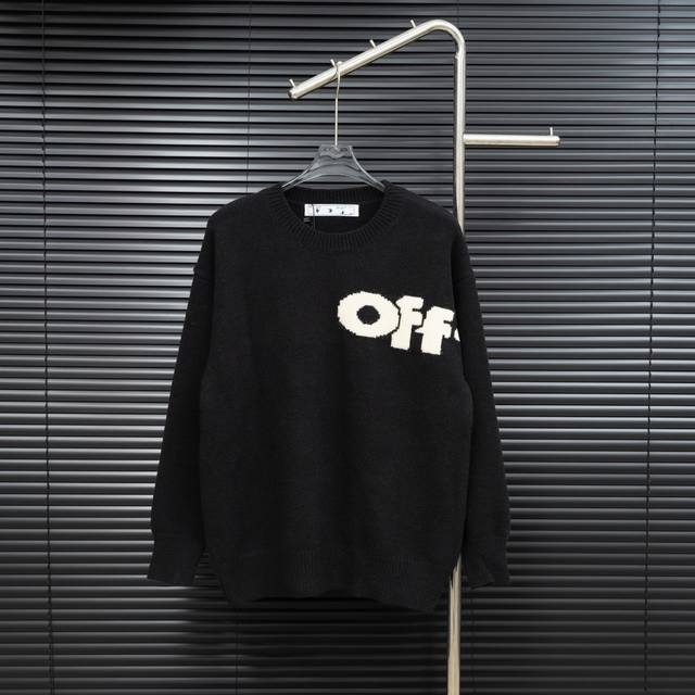 款式：Off White 白色空间针织长袖毛衣 尺码：S-Xxl 面料：羊毛混纺 辅料：全套定制原版辅料 无性别区分 男女同款