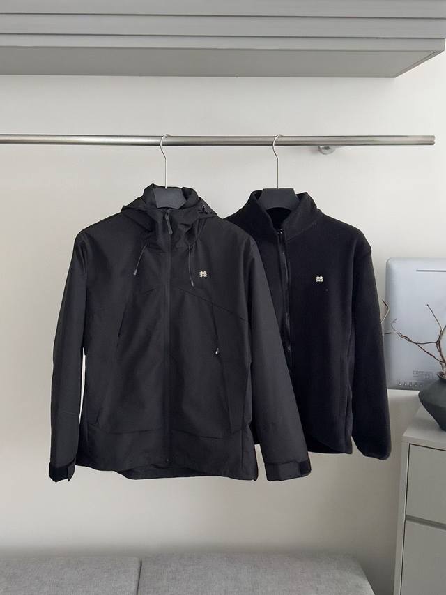 供 控 科隆三合一摇粒绒冲锋外套 户外机能全脱卸夹克冲锋衣外套棉服 必入单品！强烈推荐！全身脱卸.一件三穿！可穿三个季度.超级实用！超顶级全客供的进口面料.高密