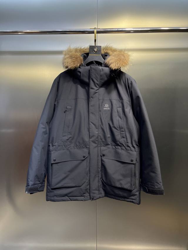 官网同款 Kailas凯乐石男士中长款羽绒服保暖防风户外运动透气外套 轻盈舒适，防绒保暖，应对短时气候变化 高蓬松度优质拒水鹅绒填充，提供强大保暖力，无惧湿冷雨