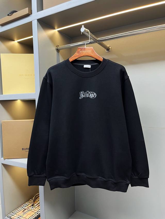 Bbr 巴宝莉 徽标印花棉质圆领卫衣 Bur王牌尖货，镇店之宝 迟来的渠道好货好款！Bur王牌渠道单，同步各大买手店 。徽标印花宽松运动衫衫，两色色可选情侣款运