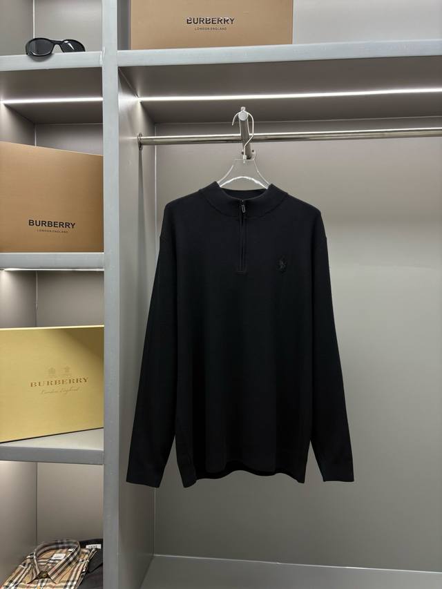 Polo 拉夫劳伦 新款拉链毛衣 原版面料 官方同款 采用定制天然中厚进口羊毛纱料织造，手感非常舒服爽滑 版型挺阔有型 一线品牌代工厂P出品 进口机器织造而成