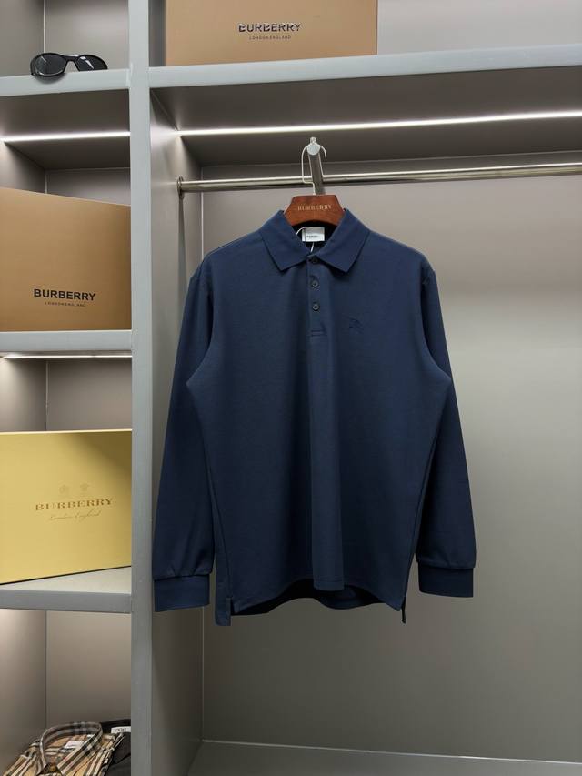 战马刺绣男女同款珠地棉质长袖Polo衫 Bur王牌渠道，面料是Yn面料，一直都用这家B家面料供货商，直接订的面料，但是这个面料商非常牛，几百件的面料人家根本不会