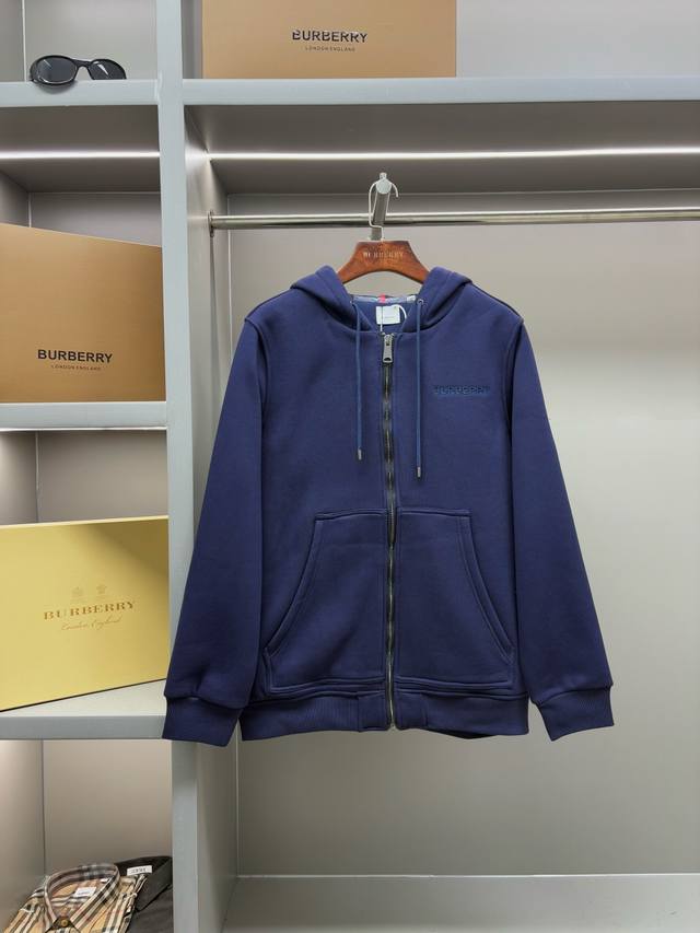 Vintage格纹裁片徽标字母刺绣棉质连帽卫衣外套 Bur王牌尖货，镇店之宝 现货秒发 迟来的渠道好货好款！Bur王牌渠道单，合肥代工原厂出品、同步各大买手店格