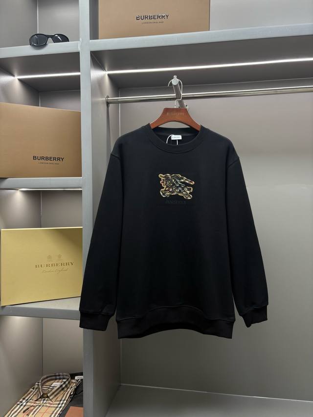 格纹战马刺绣棉质圆领卫衣 Bur王牌尖货，镇店之宝 现货秒发 迟来的渠道好货好款！Bur王牌渠道单，合肥代工原厂出品、同步各大买手店马术骑士刺绣设计，百搭高克数