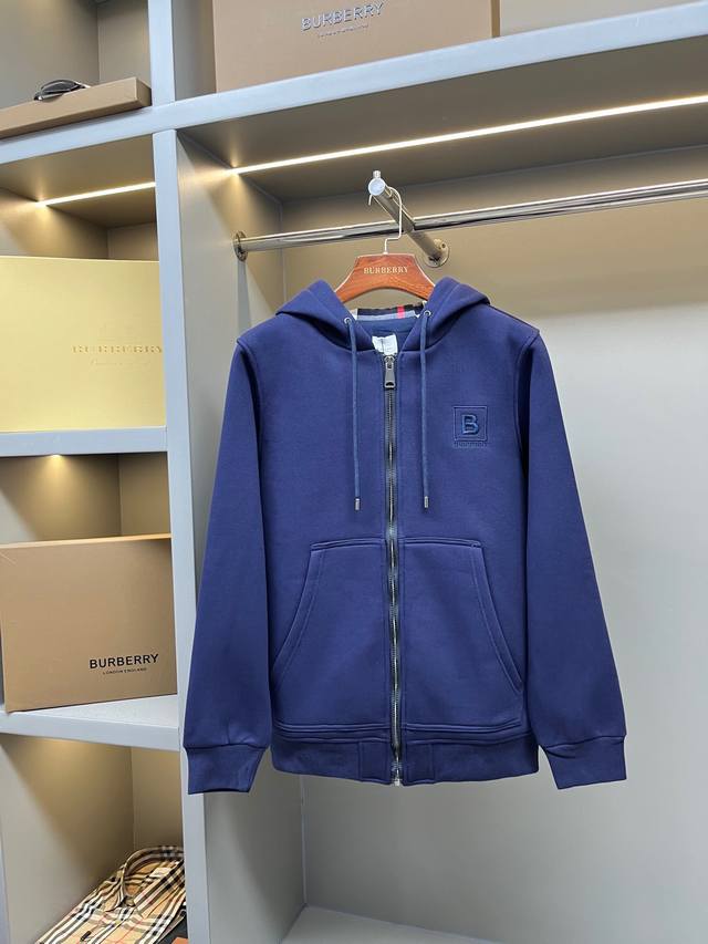 Vintage格纹裁片Tb徽标刺绣棉质连帽卫衣外套 Bur王牌尖货，镇店之宝 现货秒发 迟来的渠道好货好款！Bur王牌渠道单，合肥代工原厂出品、同步各大买手店格